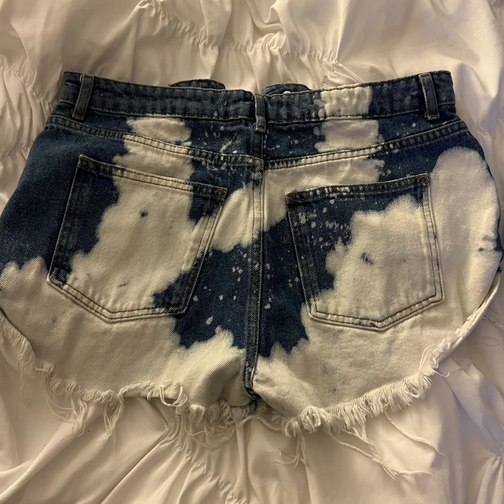Ty Dye Wash Denim Shorts Forever21